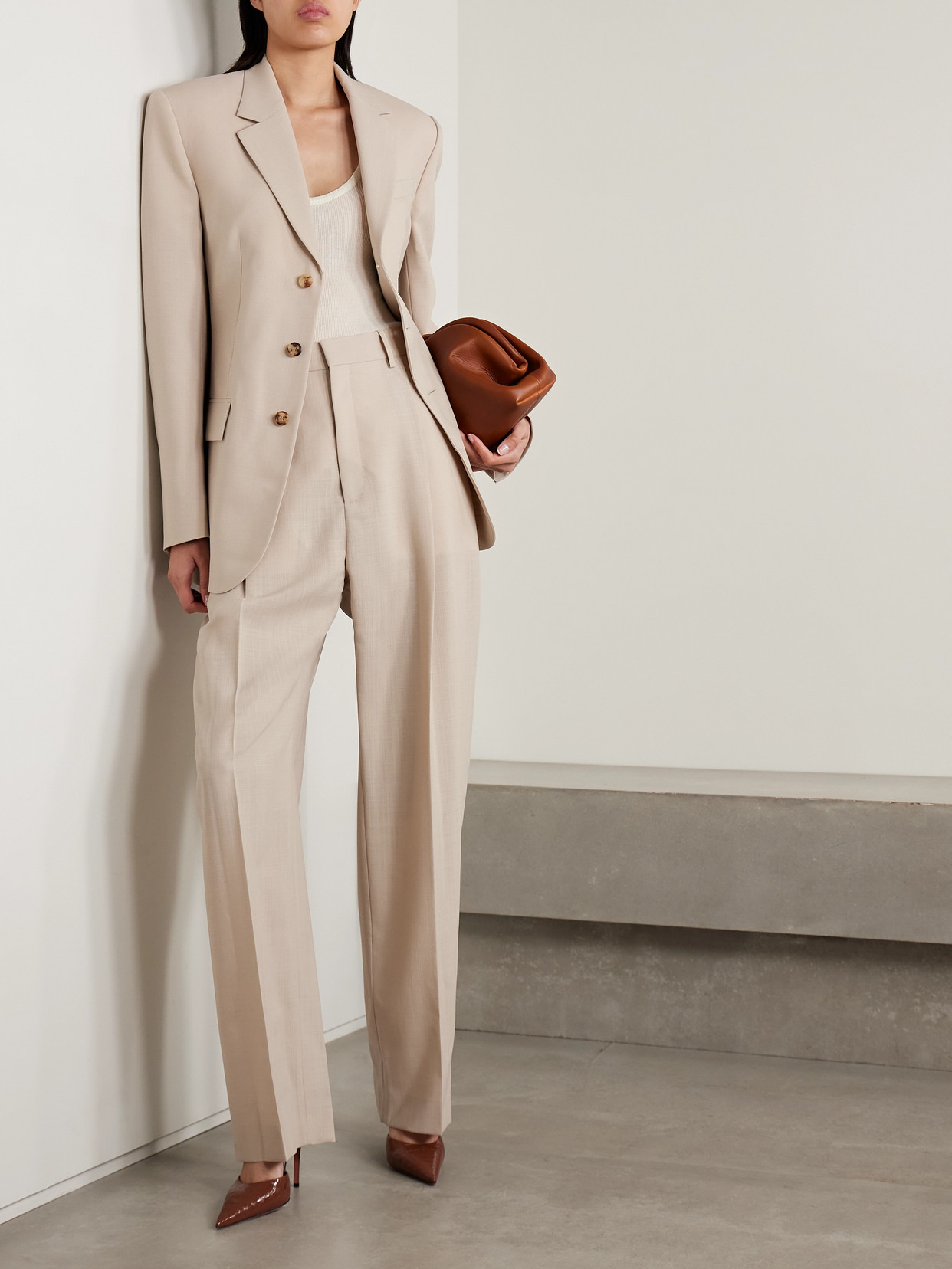 Wool-crepe Blazer - 2