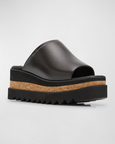 Stella McCartney Sneak-Elyse Alter Sporty Mat Platform Sandals outlook