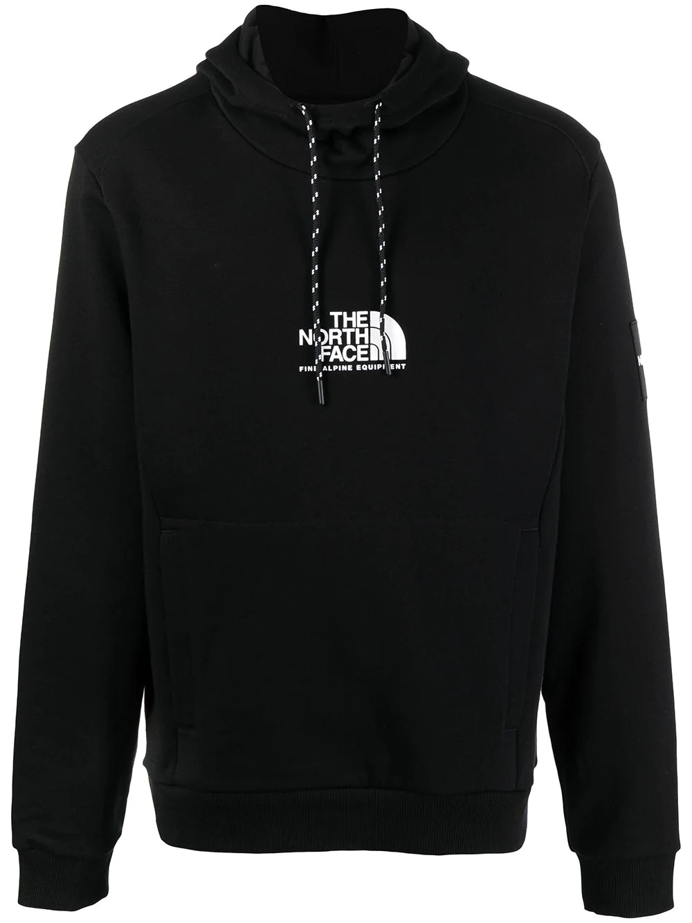 logo-print cotton hoodie - 1