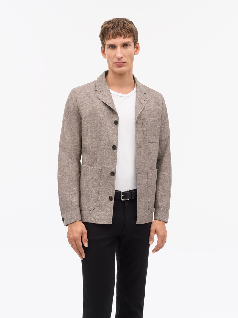 Harrison Wool-Linen Overshirt 2