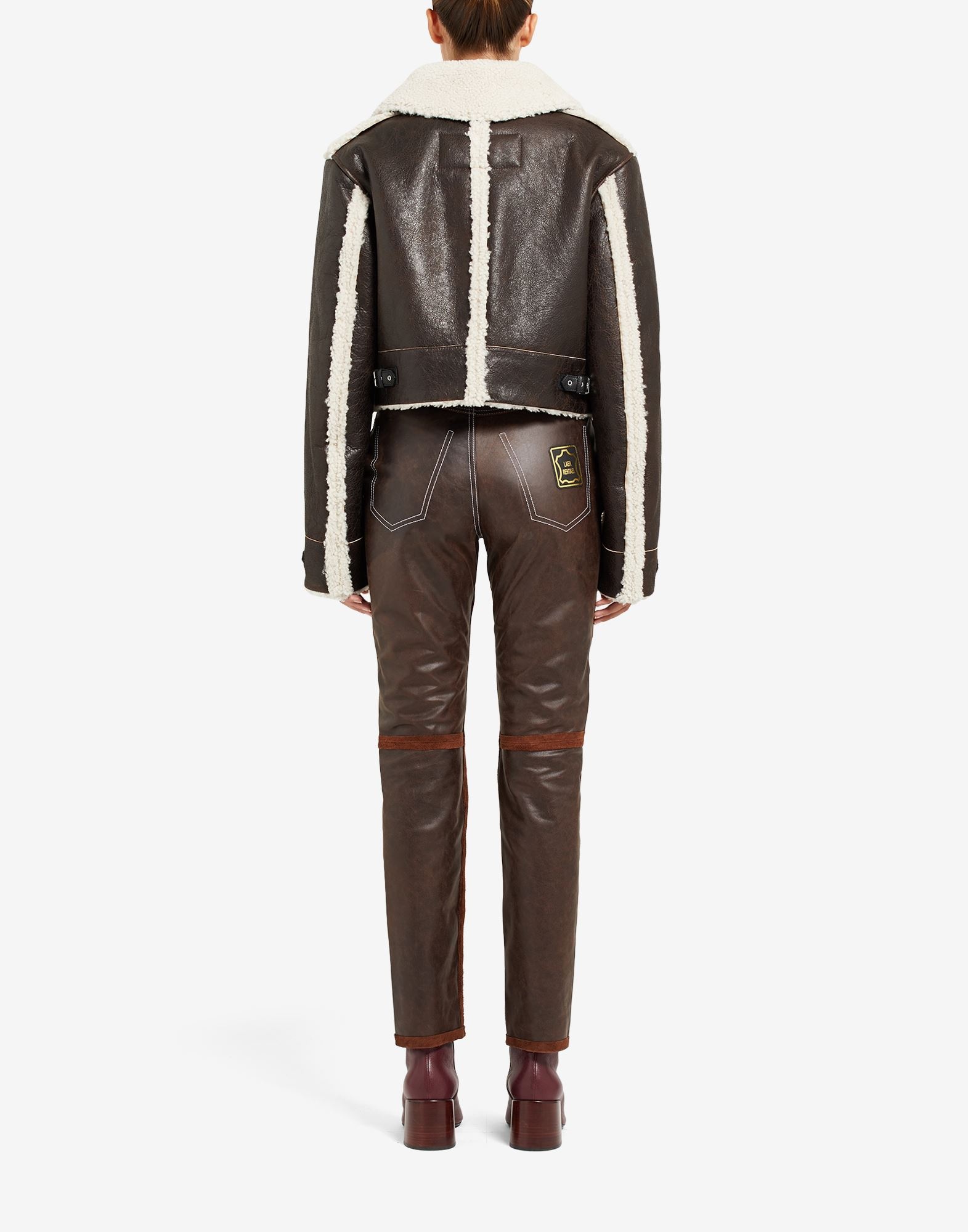 Reversible shearling jacket - 4