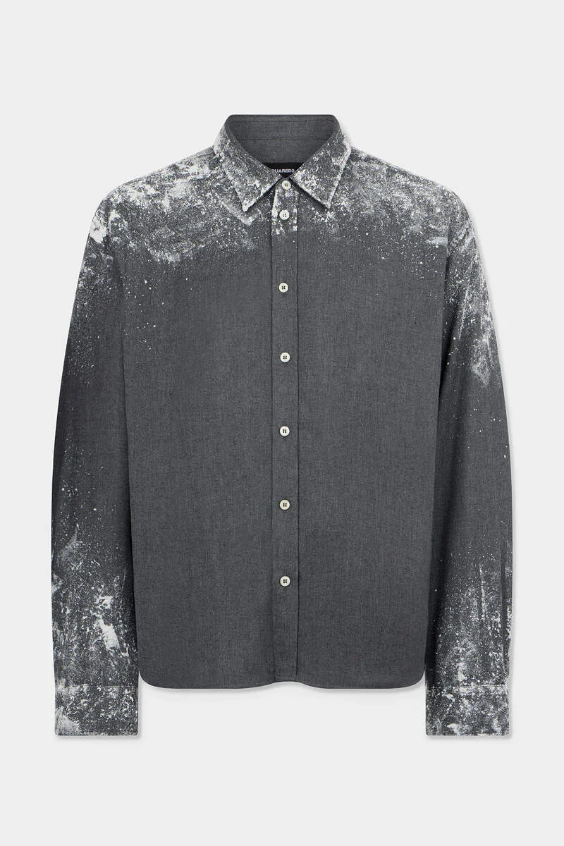 D2 UPSIDE DOWN FROSTED BOXY SHIRT - 1
