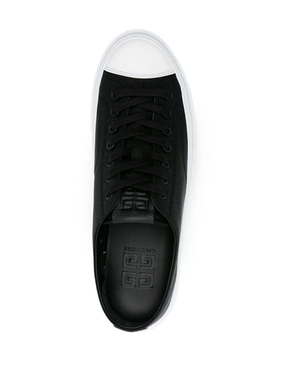 City Low logo-jacquard sneakers - 4