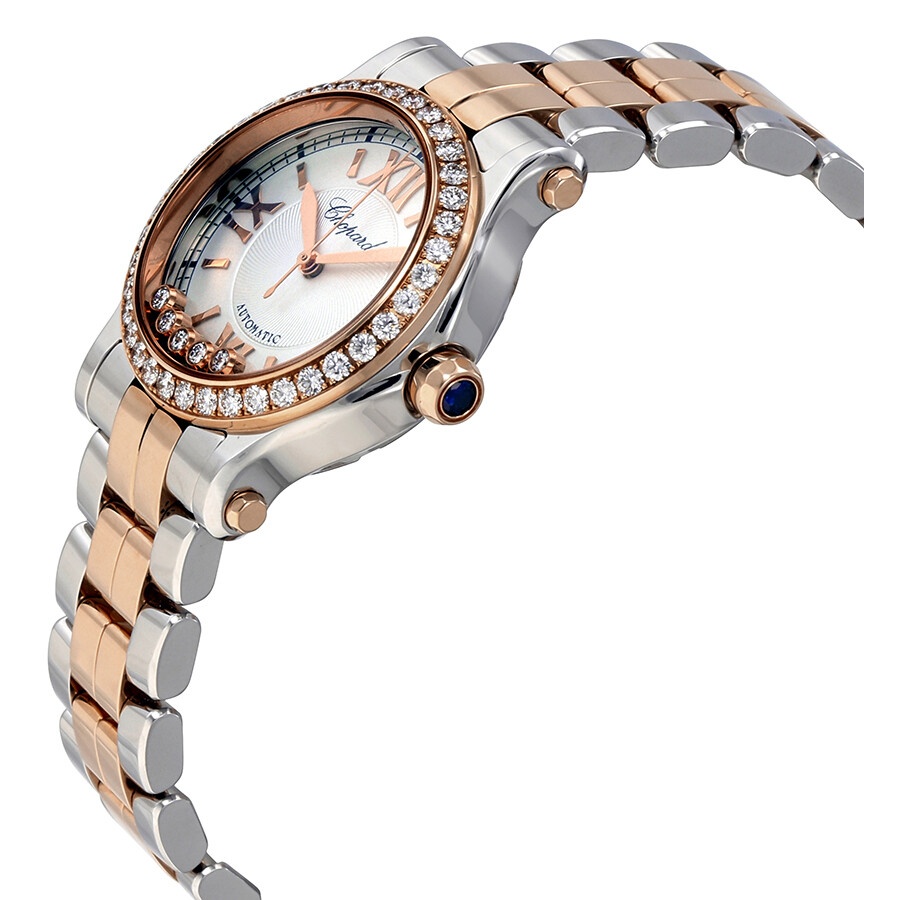 Chopard Happy Sport 18 Carat Rose Gold and Stainless Steel Ladies Watch 278573-6004 - 2