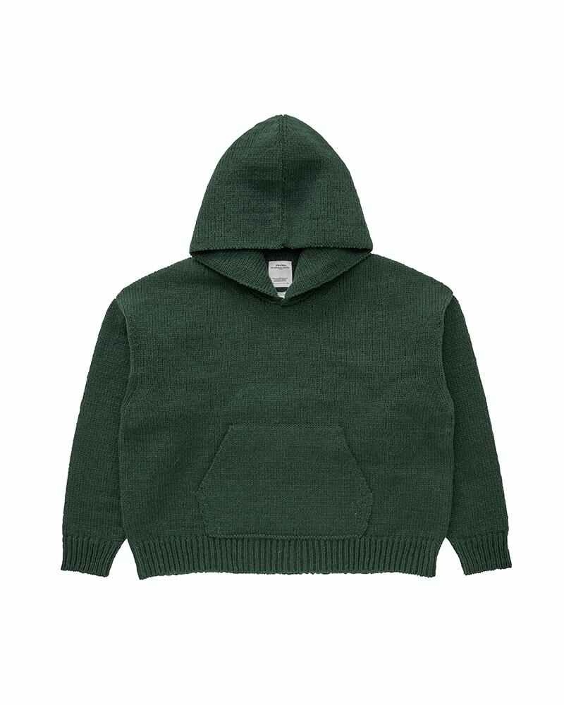 AMPLUS SB KNIT HOODIE P.O. GREEN - 1