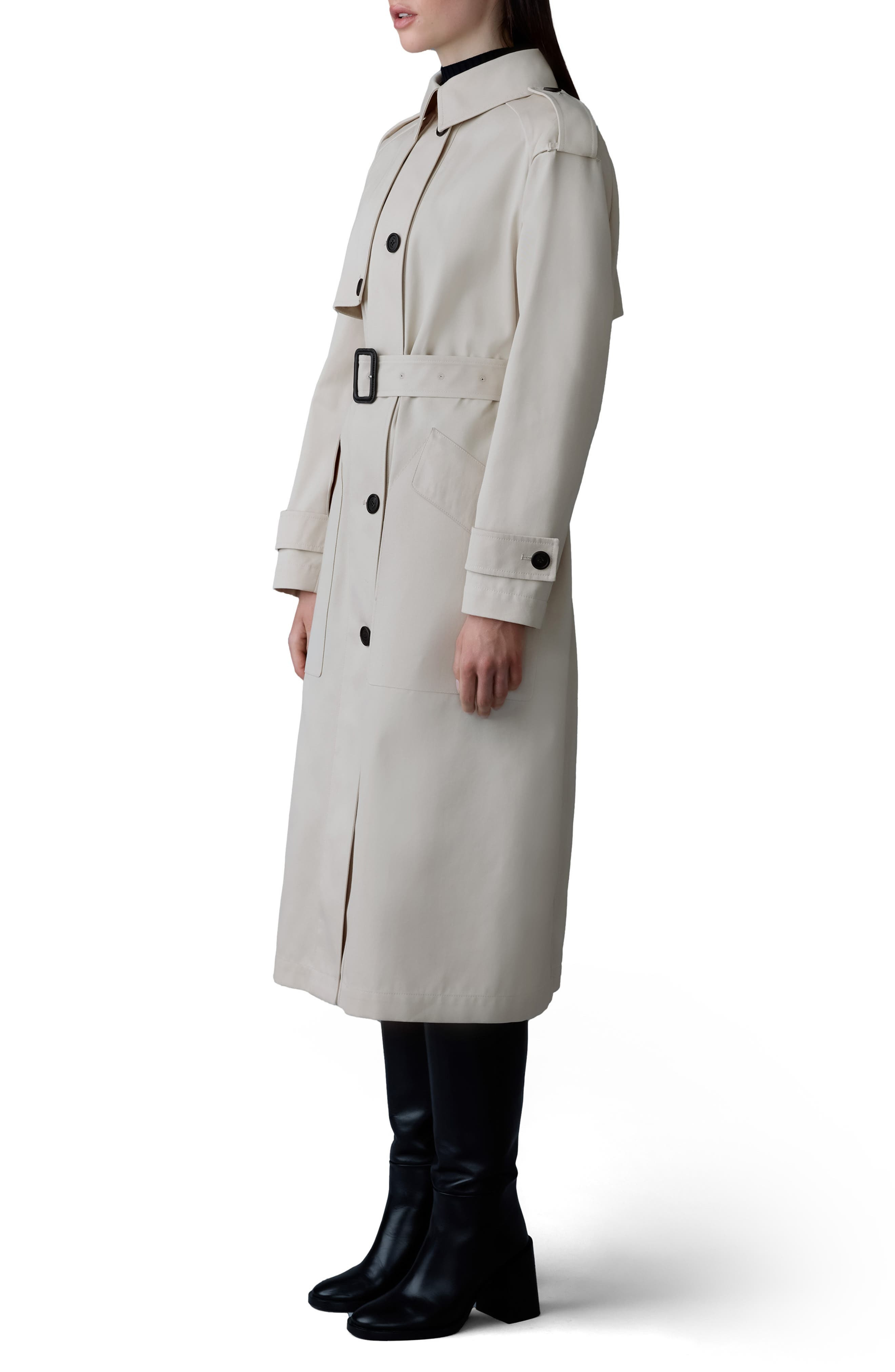 Mackage Akili Water Repellent Trench Coat at Nordstrom - 3