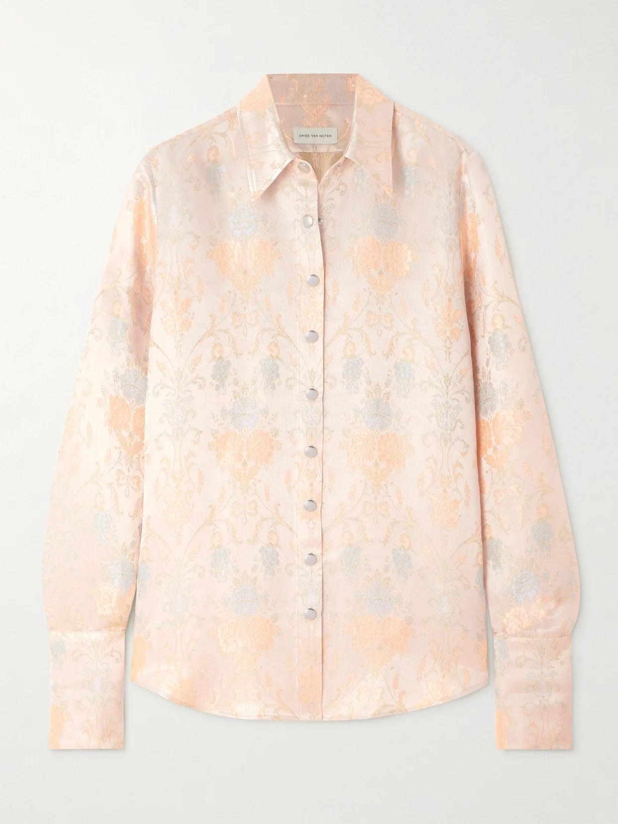 Satin-jacquard Shirt - 1