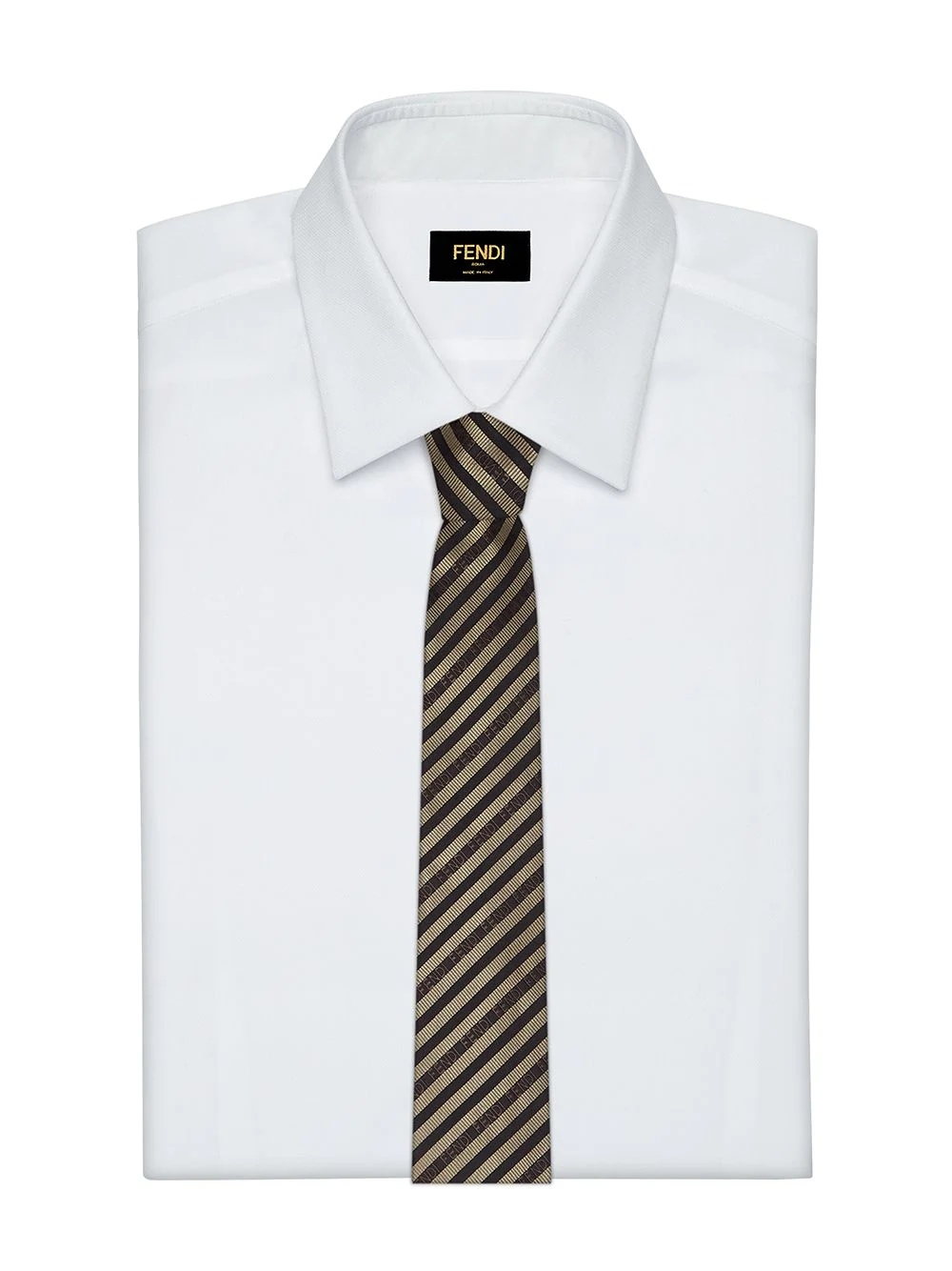 striped pattern necktie - 2