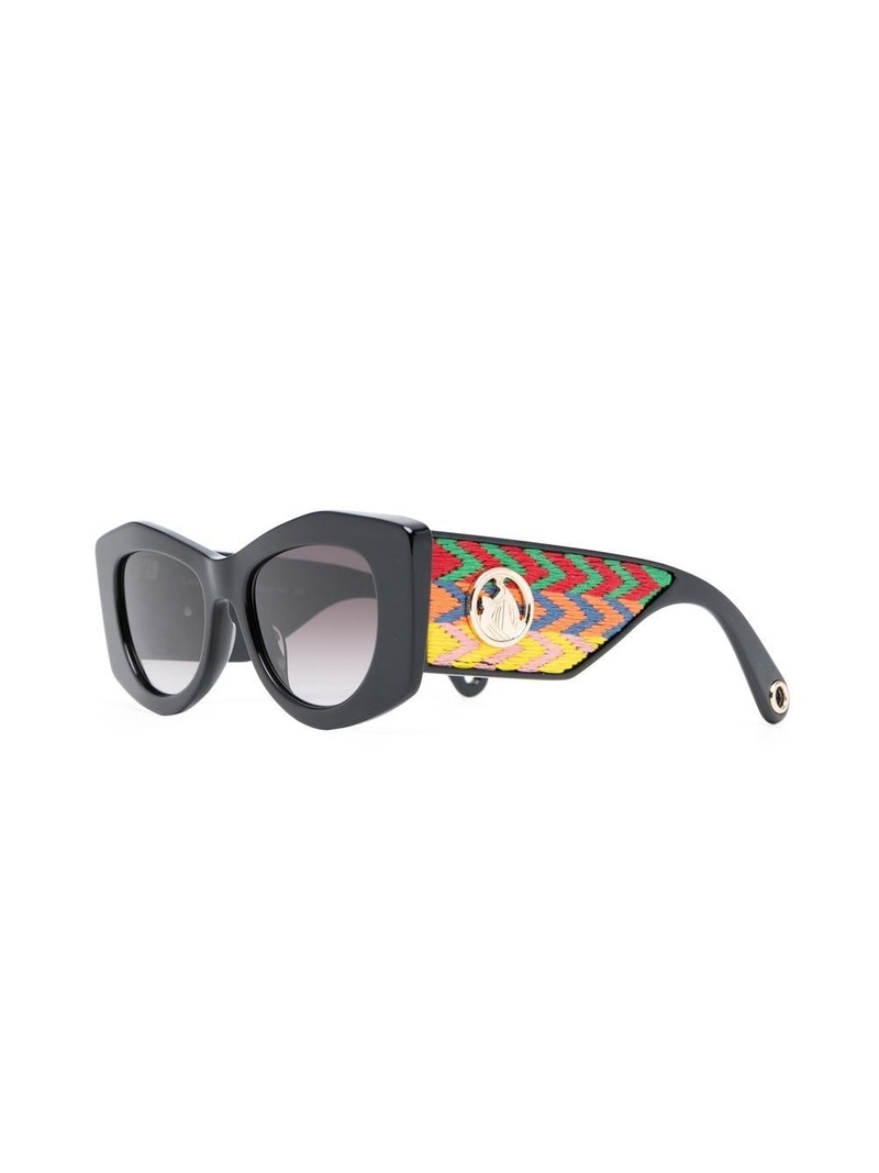 Lanvin Curb logo-plaque sunglasses outlook