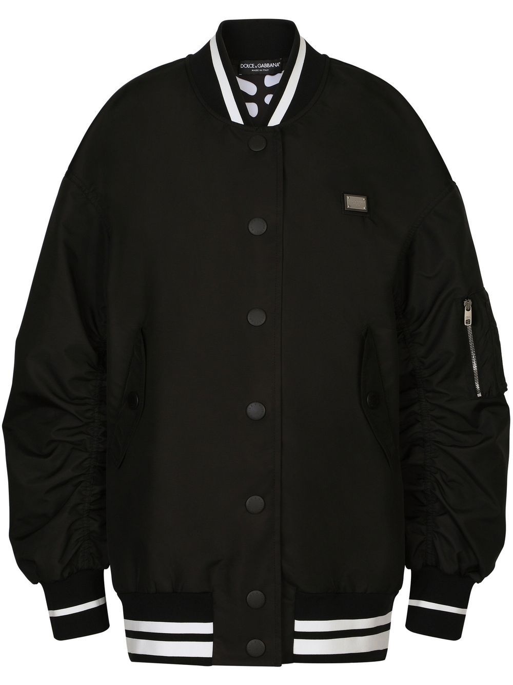 longline bomber jacket - 1