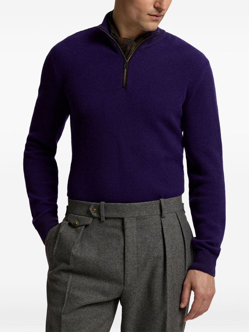 half-zip cashmere sweater 3