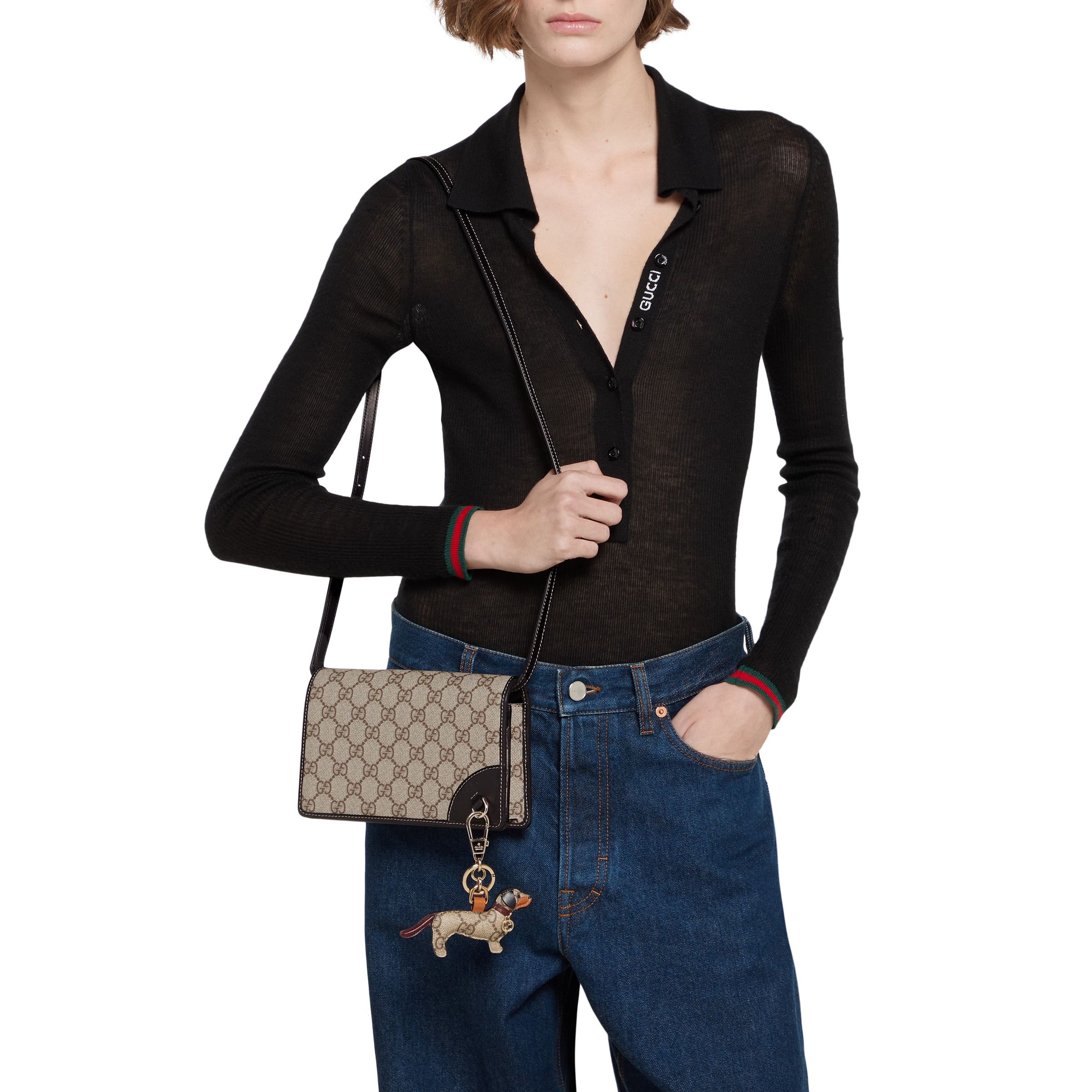 GG Emblem super mini shoulder bag - 3