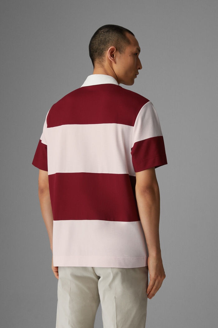 Lagos Polo shirt in Wine red/Rosé - 3