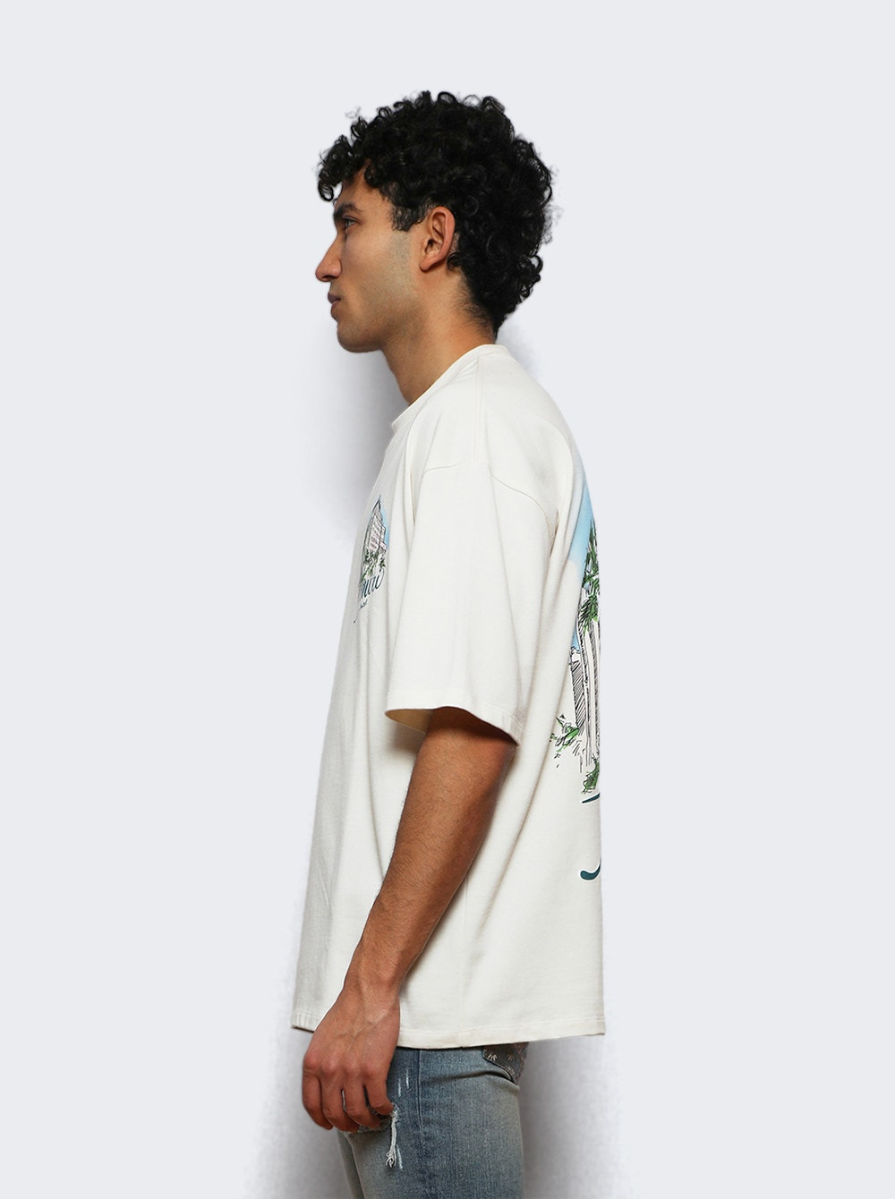 Hotel Oversized Tee White - 3