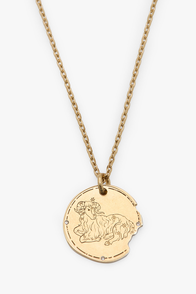 Aries Zodiac Necklace 1