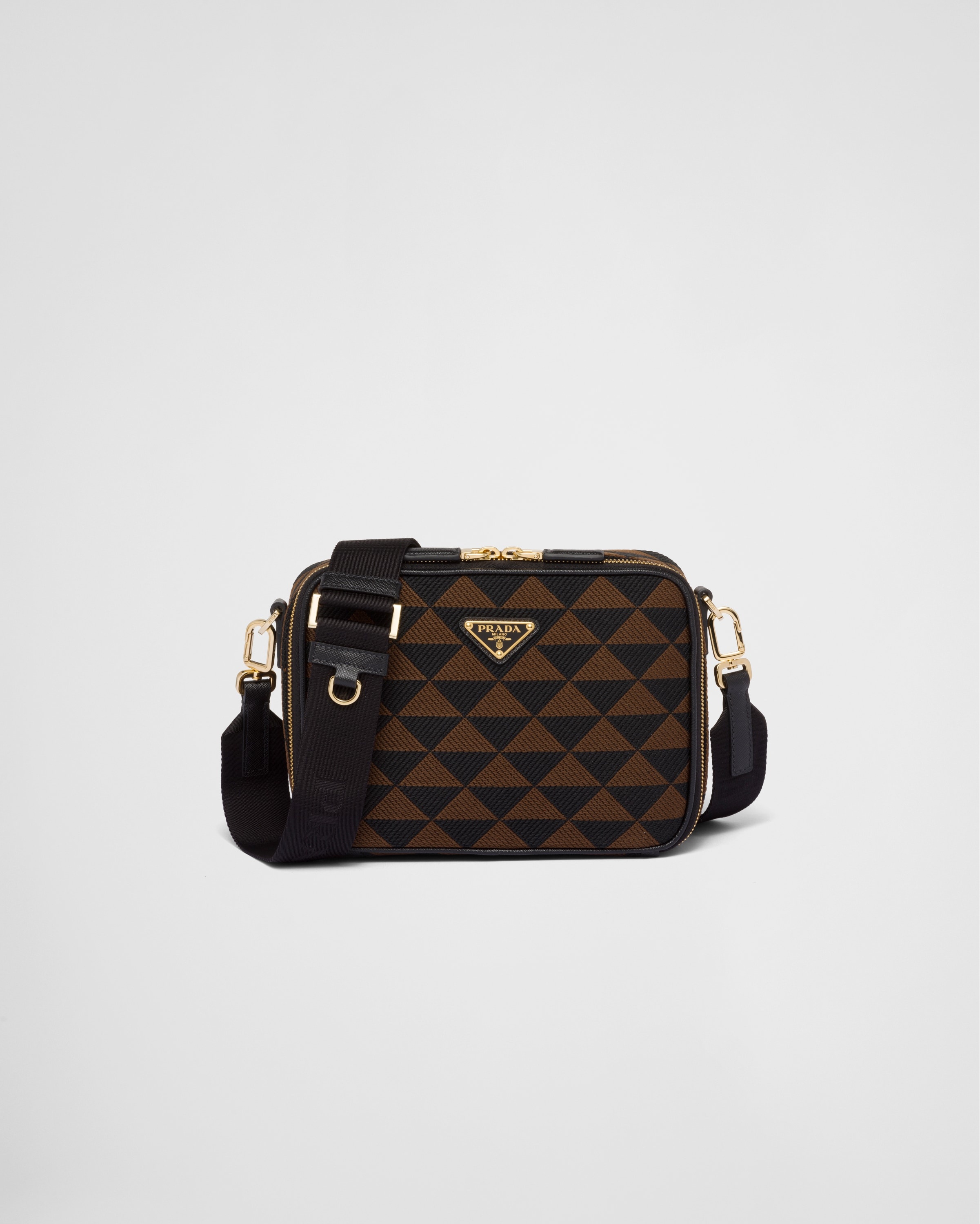 Prada Symbole embroidered fabric bag - 1