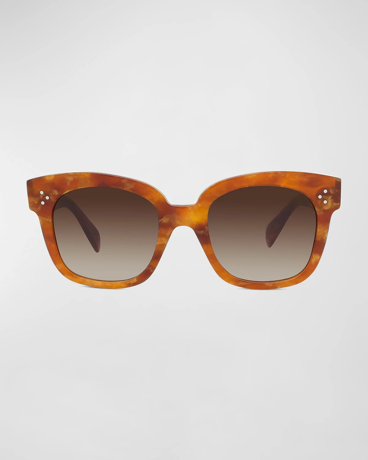 Square Gradient Acetate Sunglasses - 1