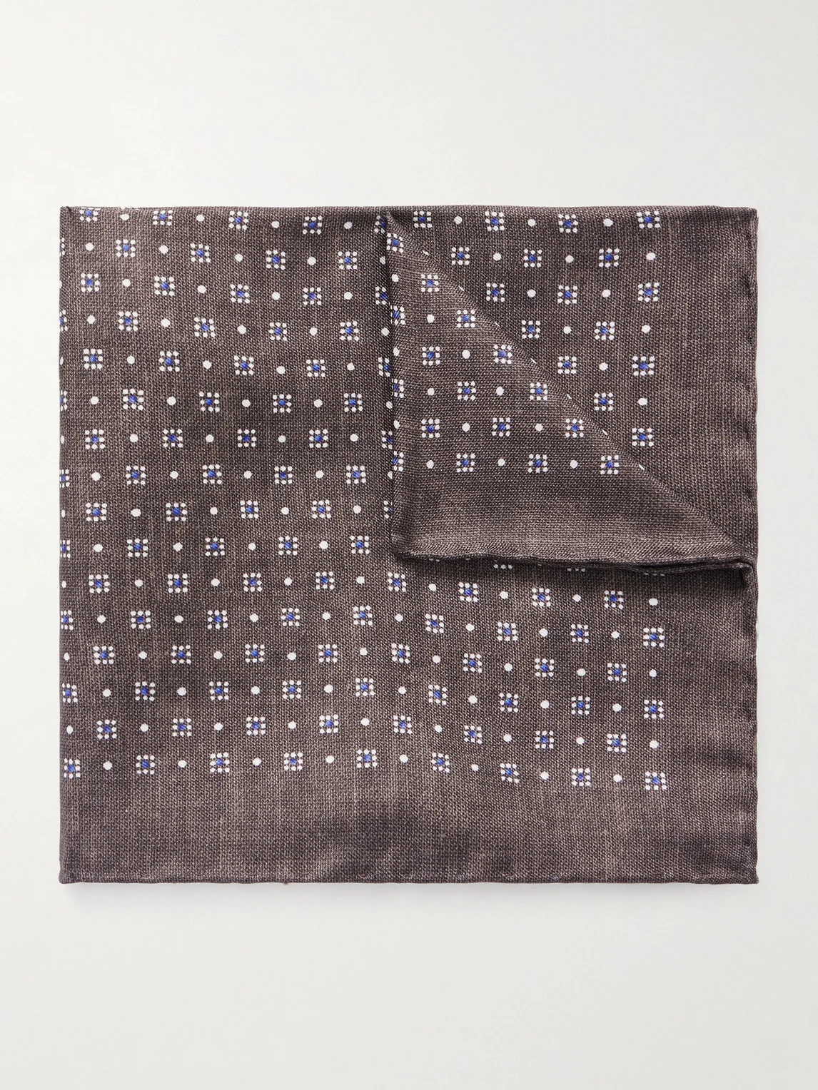 Printed Silk Pocket Square - 1