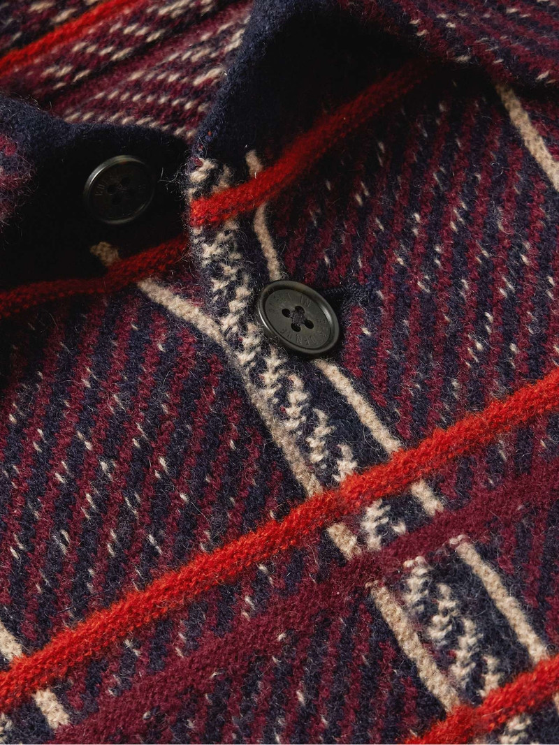 Checked Cashmere Overshirt 5