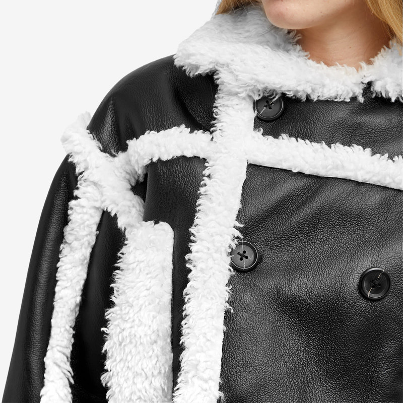 Stand Studio Kristy Faux Shearling Jacket 5