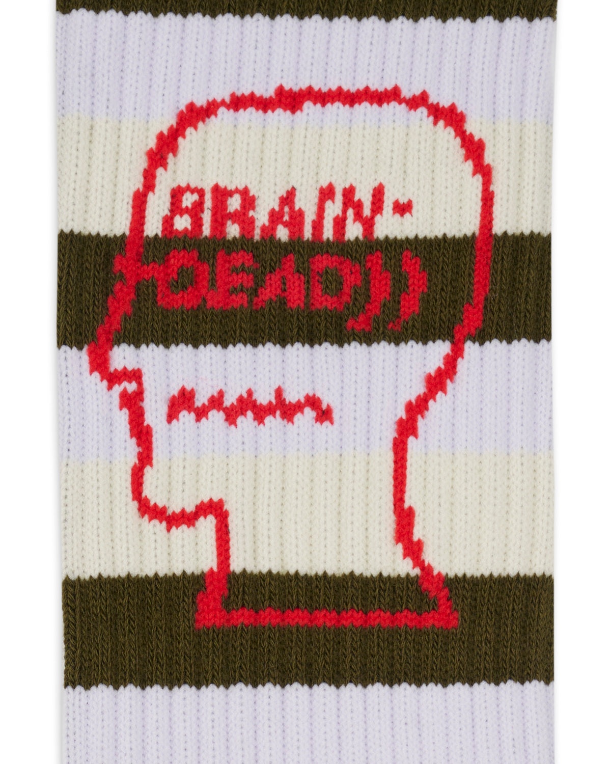Striped Logo Head Sock - Cement - 3