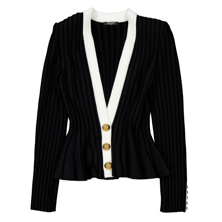 Balmain Button-Detailed Curved Hem Jacket - 5