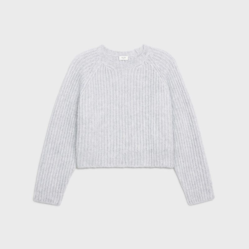CREW NECK SWEATER IN SILK AND CASHMERE 1