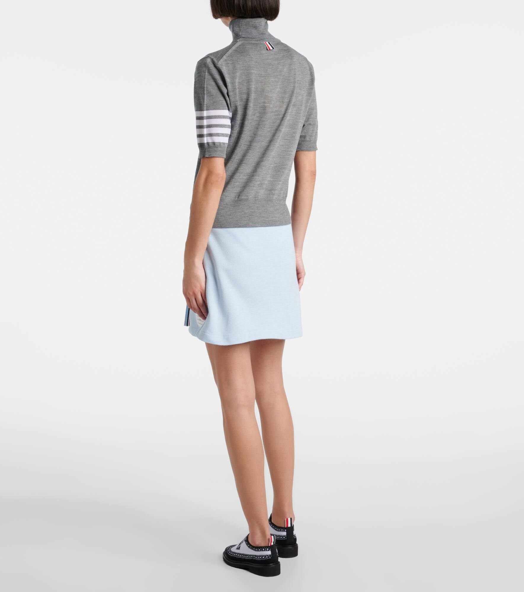 4-Bar wool turtleneck sweater - 3
