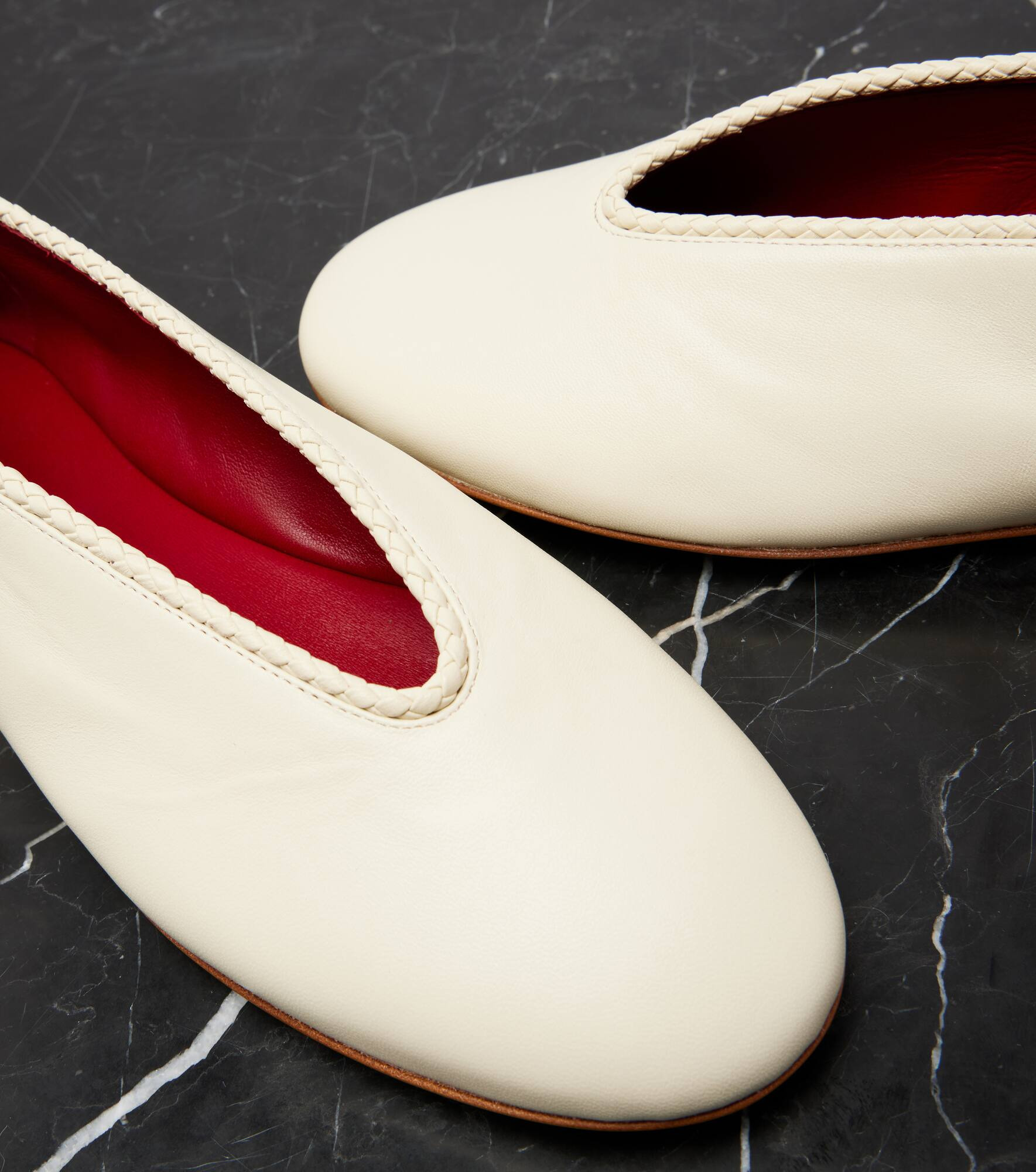 Rosa leather ballet flats - 5