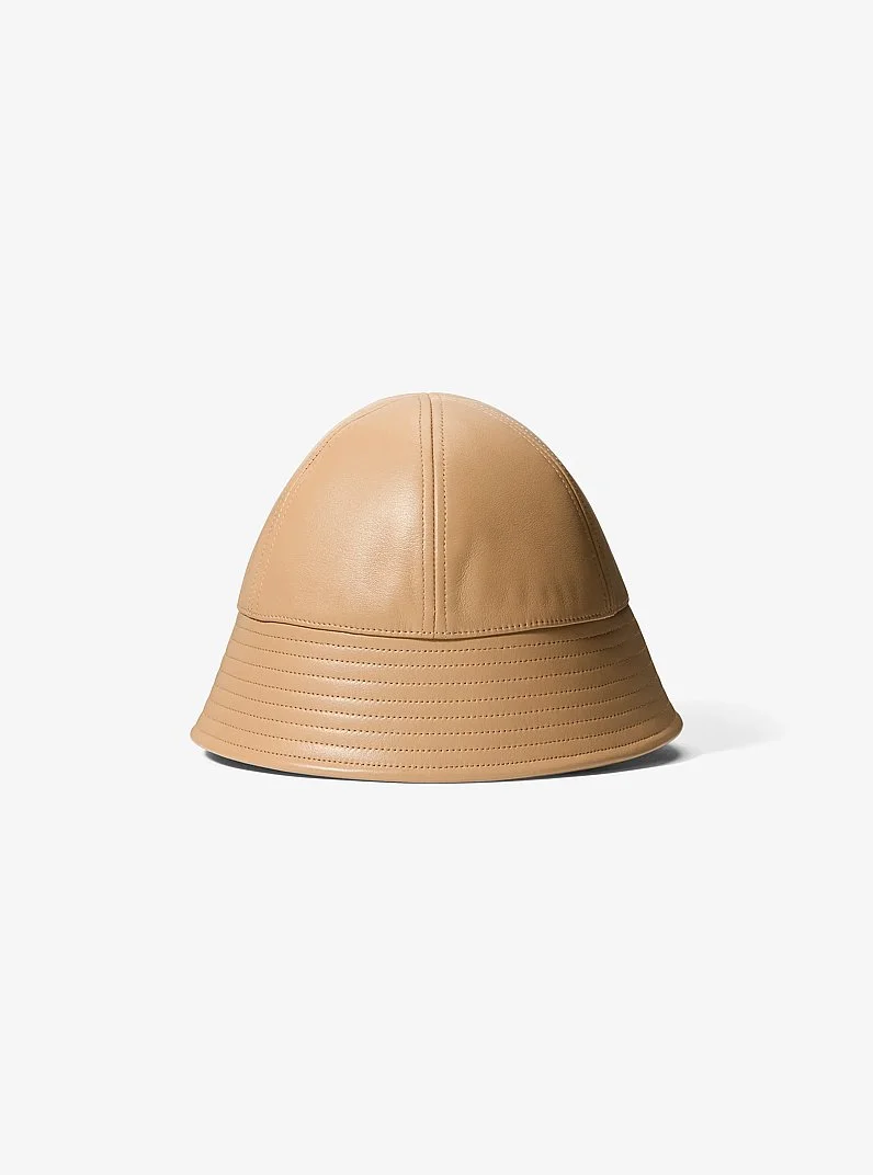 Leather Bucket Hat - 1