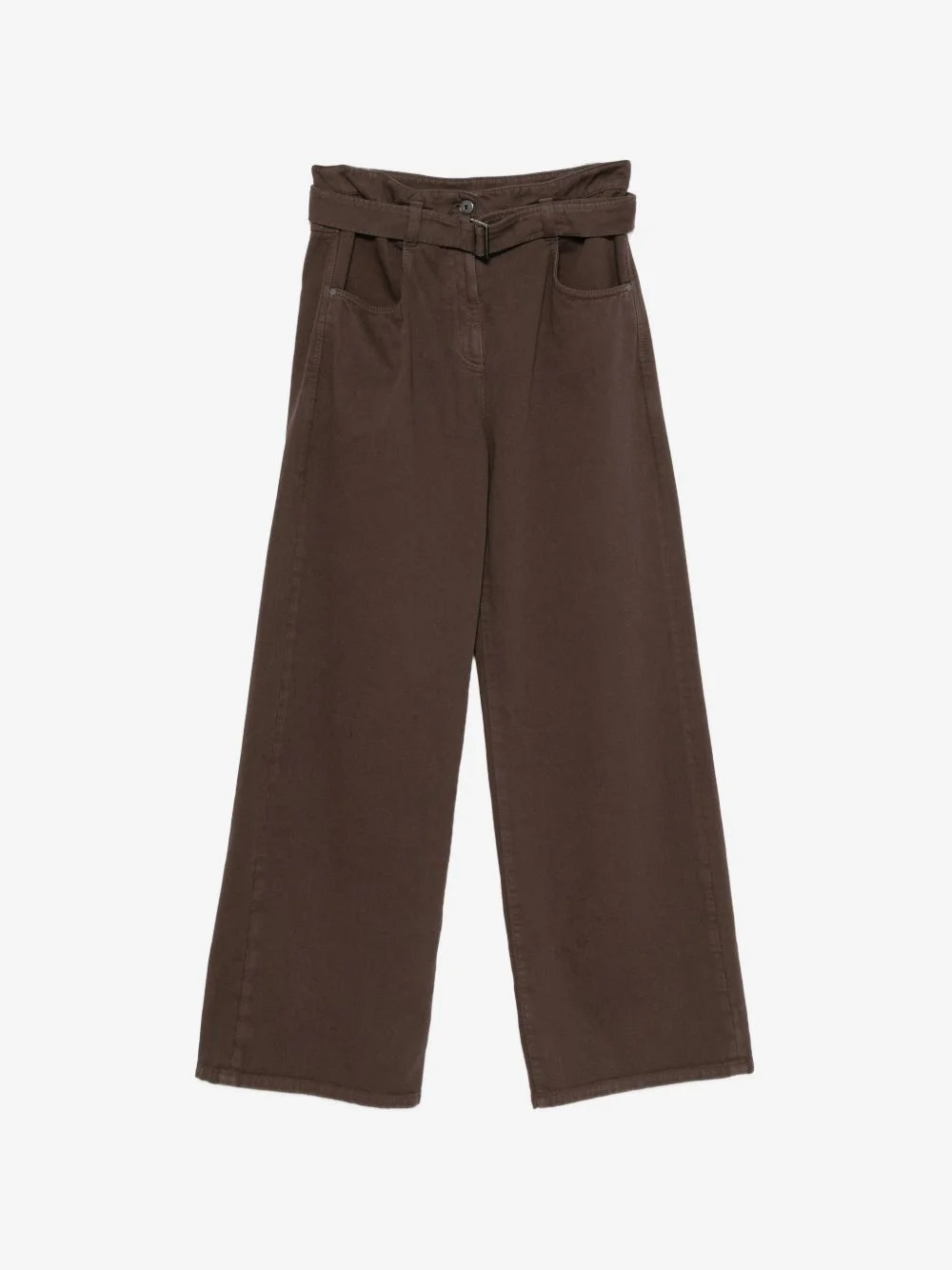 belted wide-leg trousers - 1