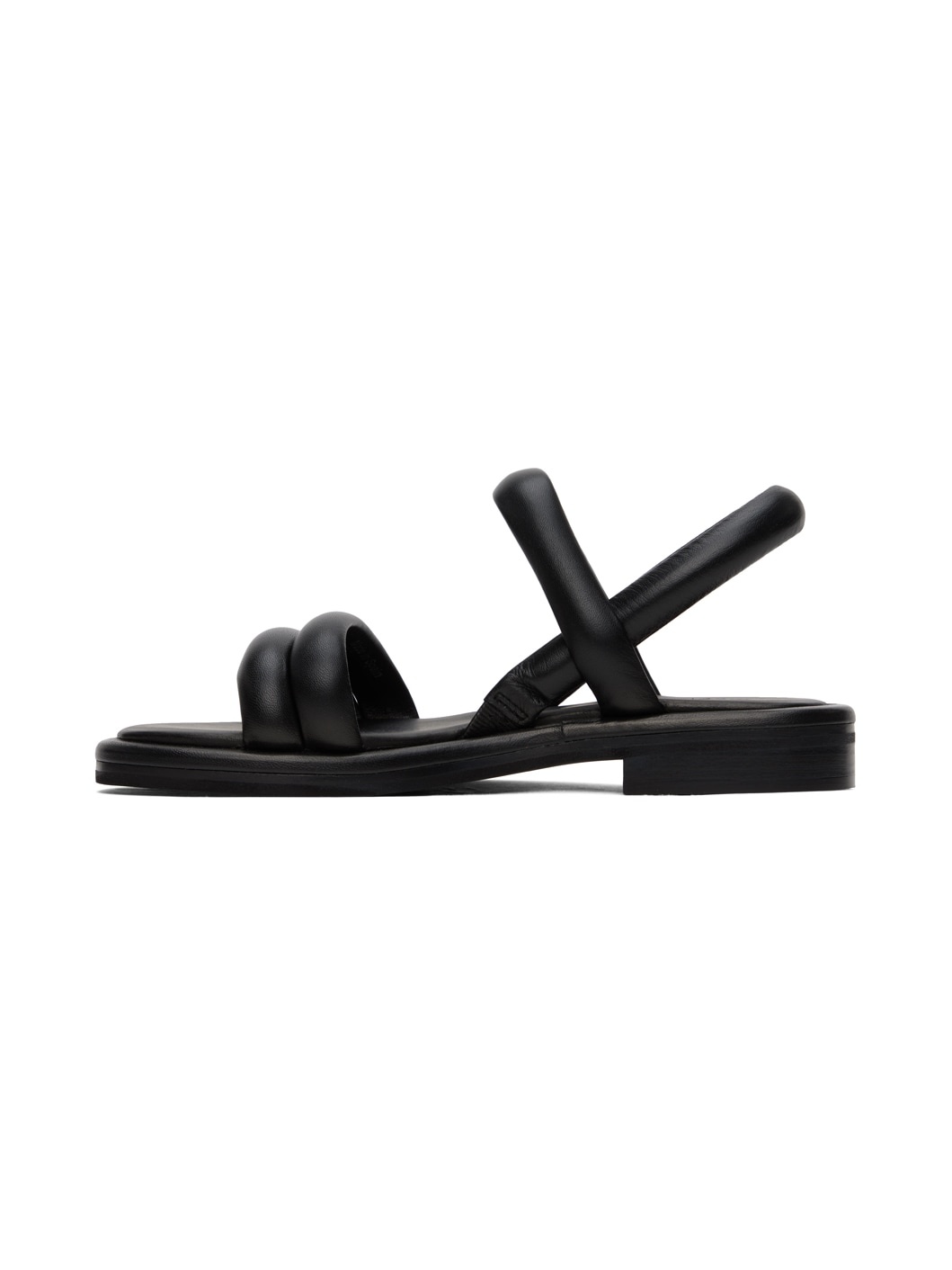 Black Suzan Flat Sandals - 3