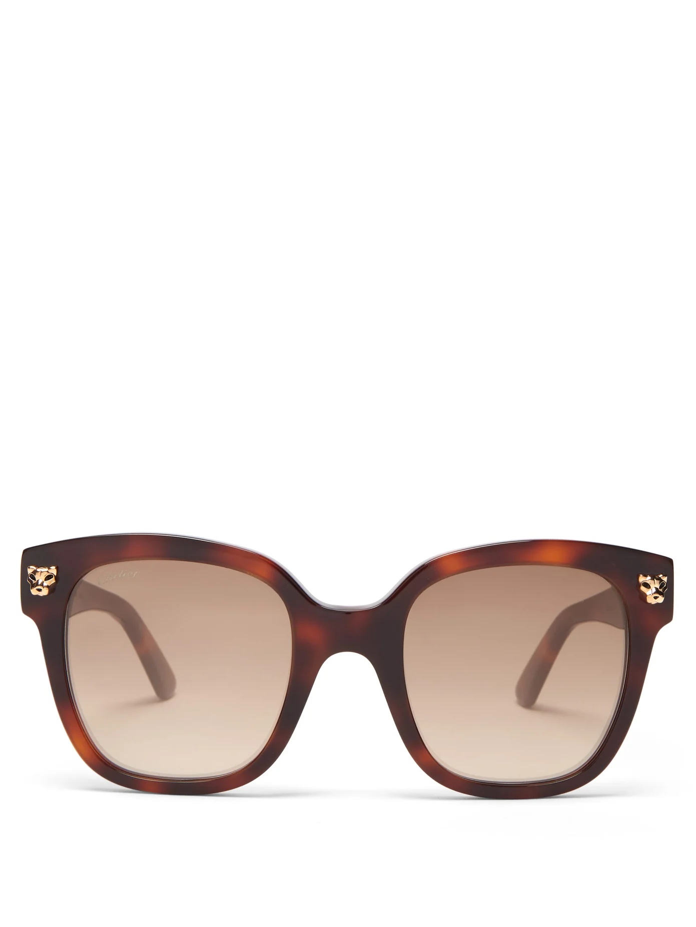 Panthère de Cartier square acetate glasses - 1