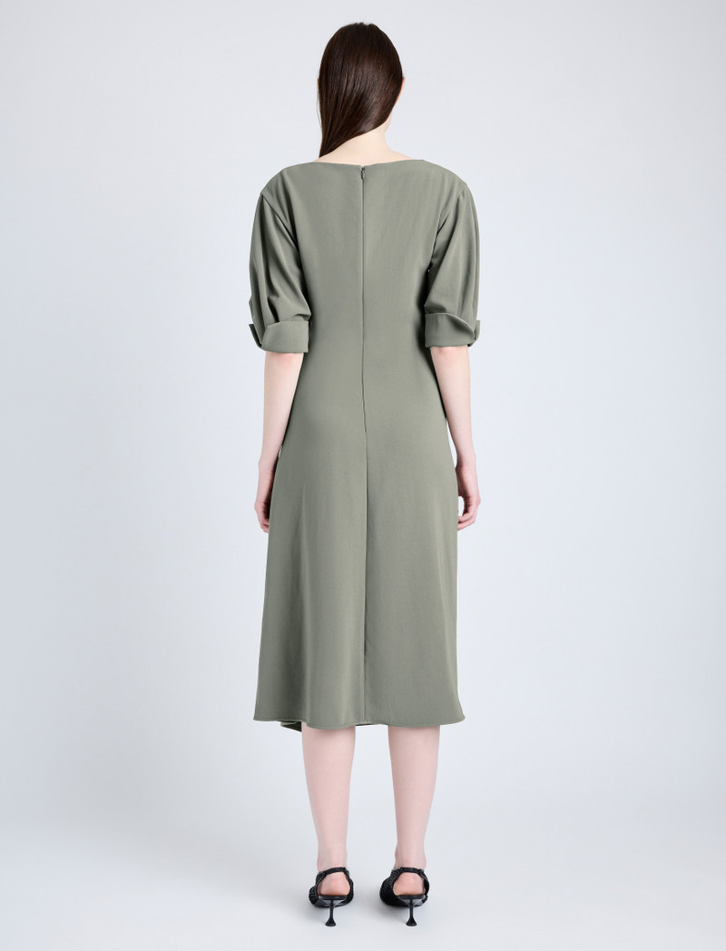 Maisie Dress in Matte Double Crepe 4