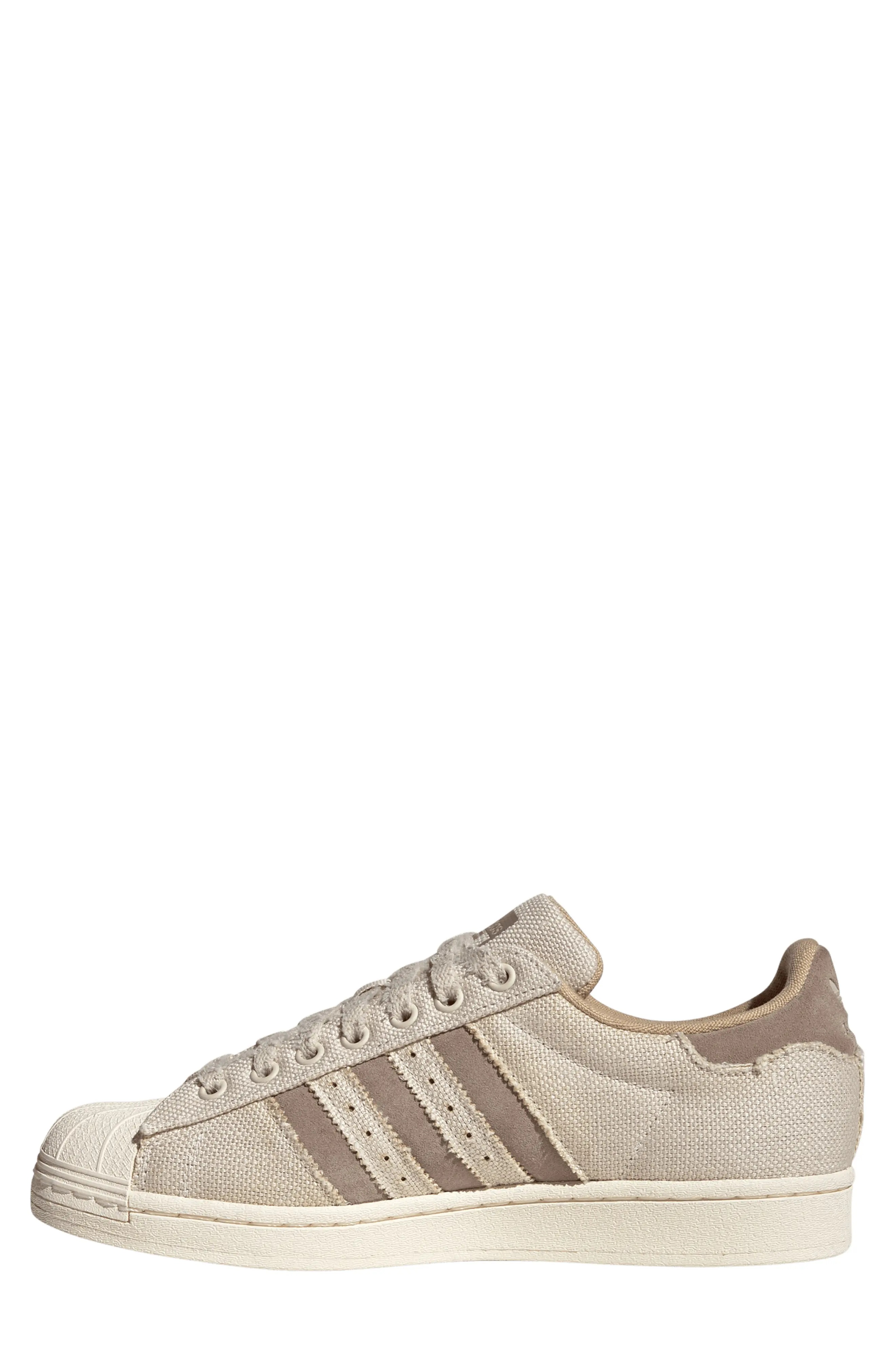 adidas Superstar Sneaker in Brown Beige Cream nordstrom REVERSIBLE