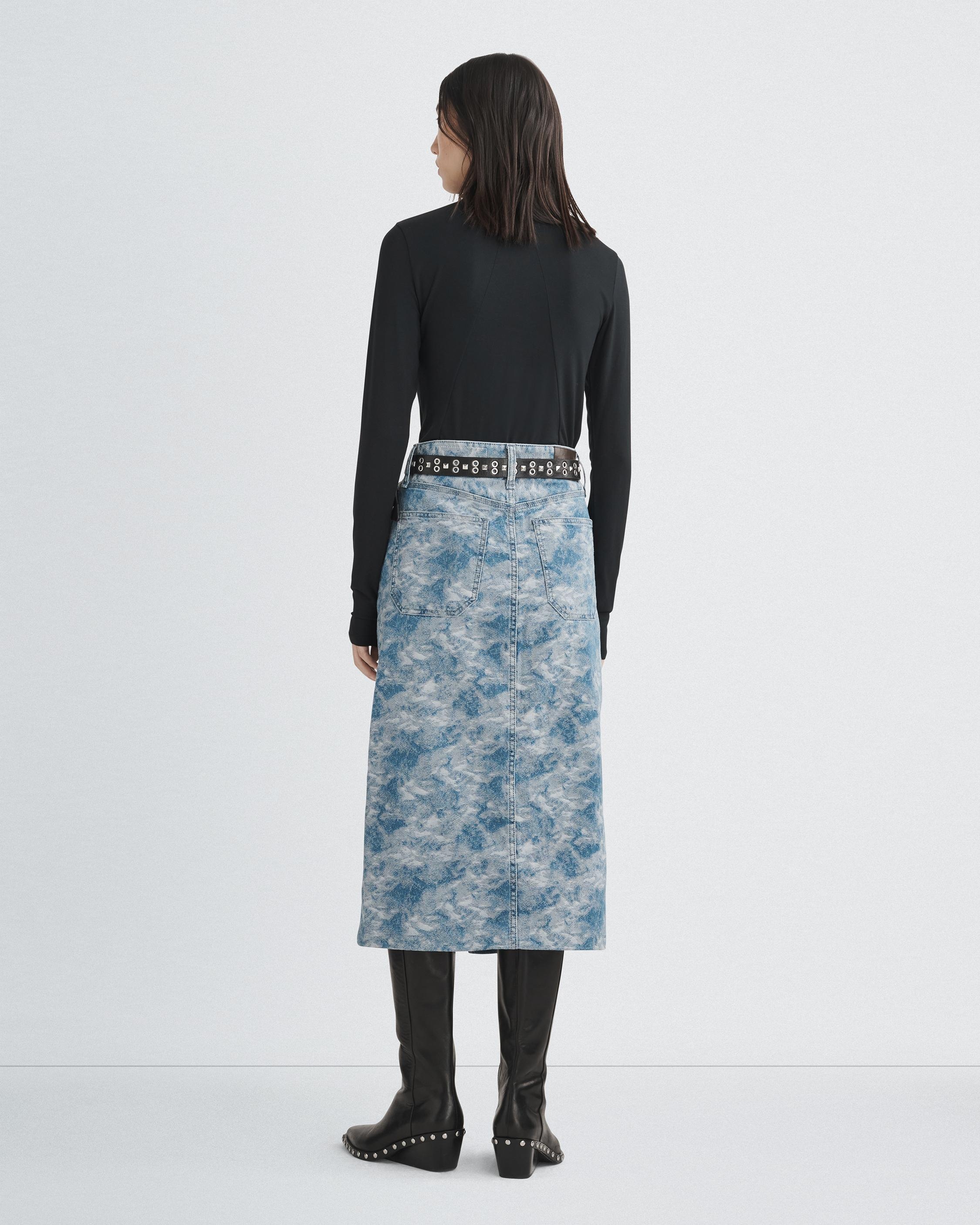 Sid Cotton Jacquard Skirt
Midi Skirt - 5