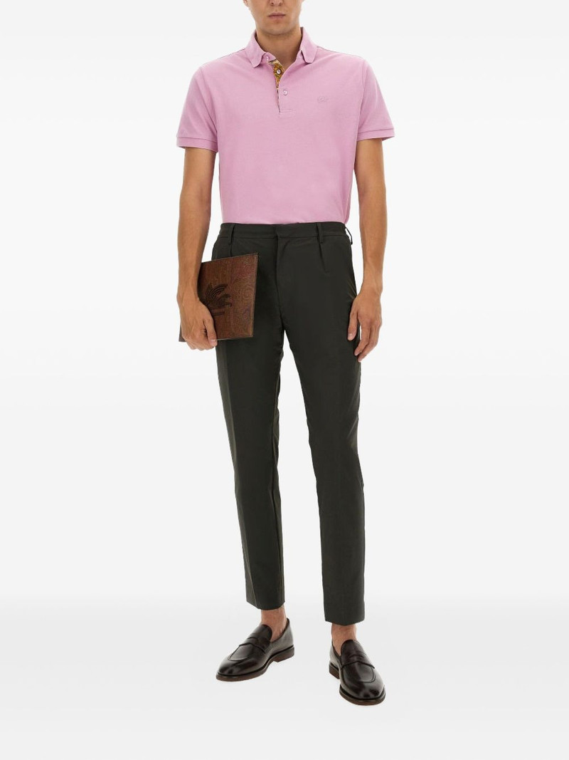 Etro buttoned polo shirt outlook