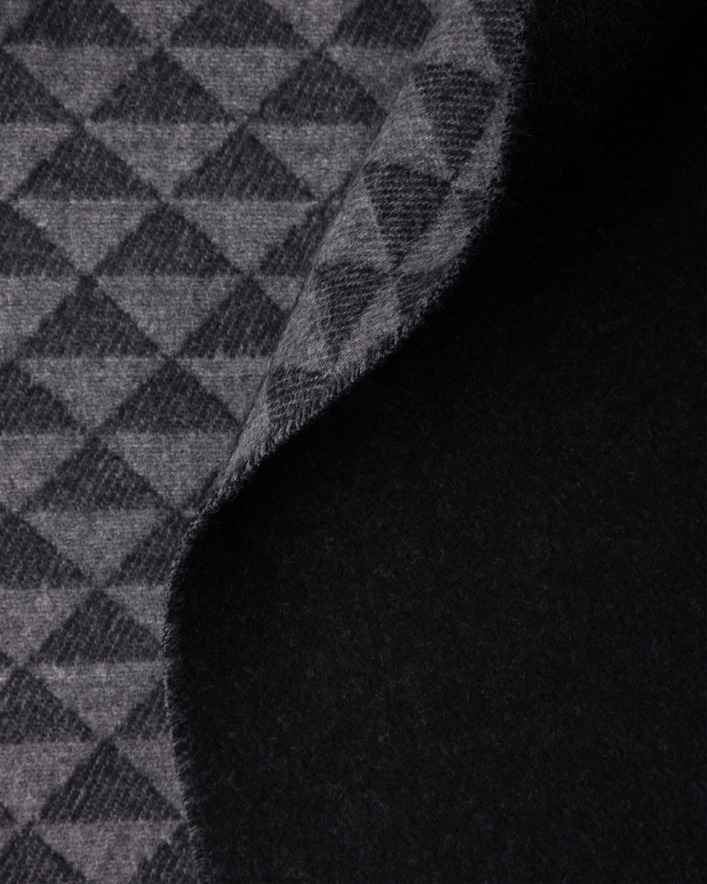 Symbole Double cashmere and wool throw - 2