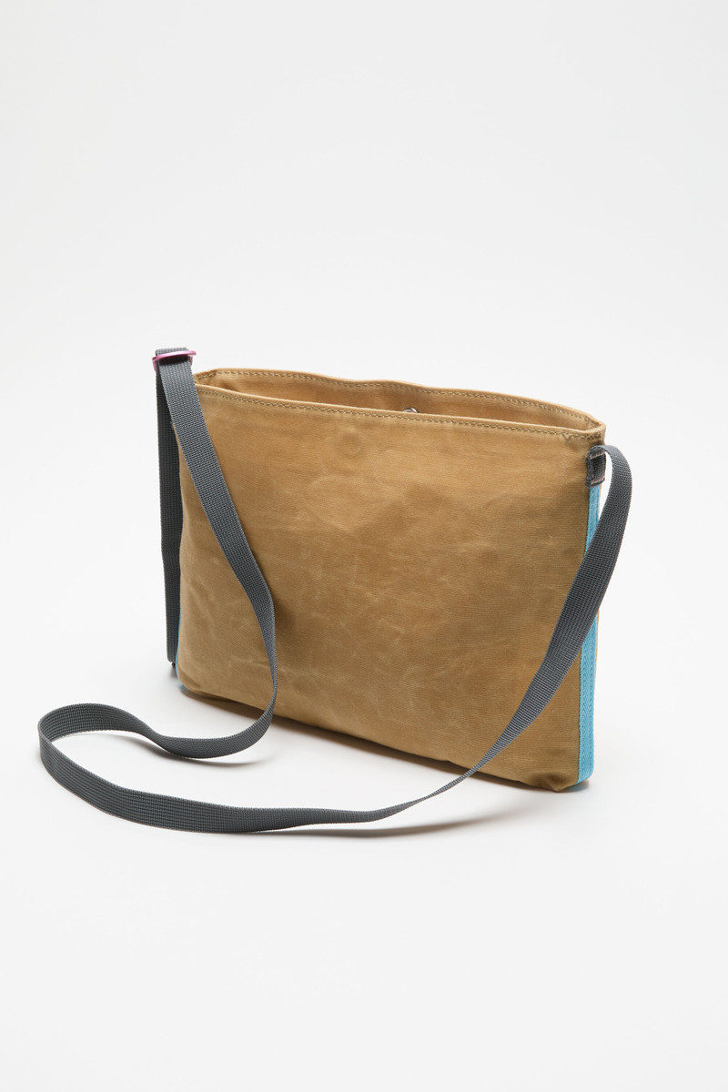 Acne Studios Canvas crossbody - Beige/blue outlook
