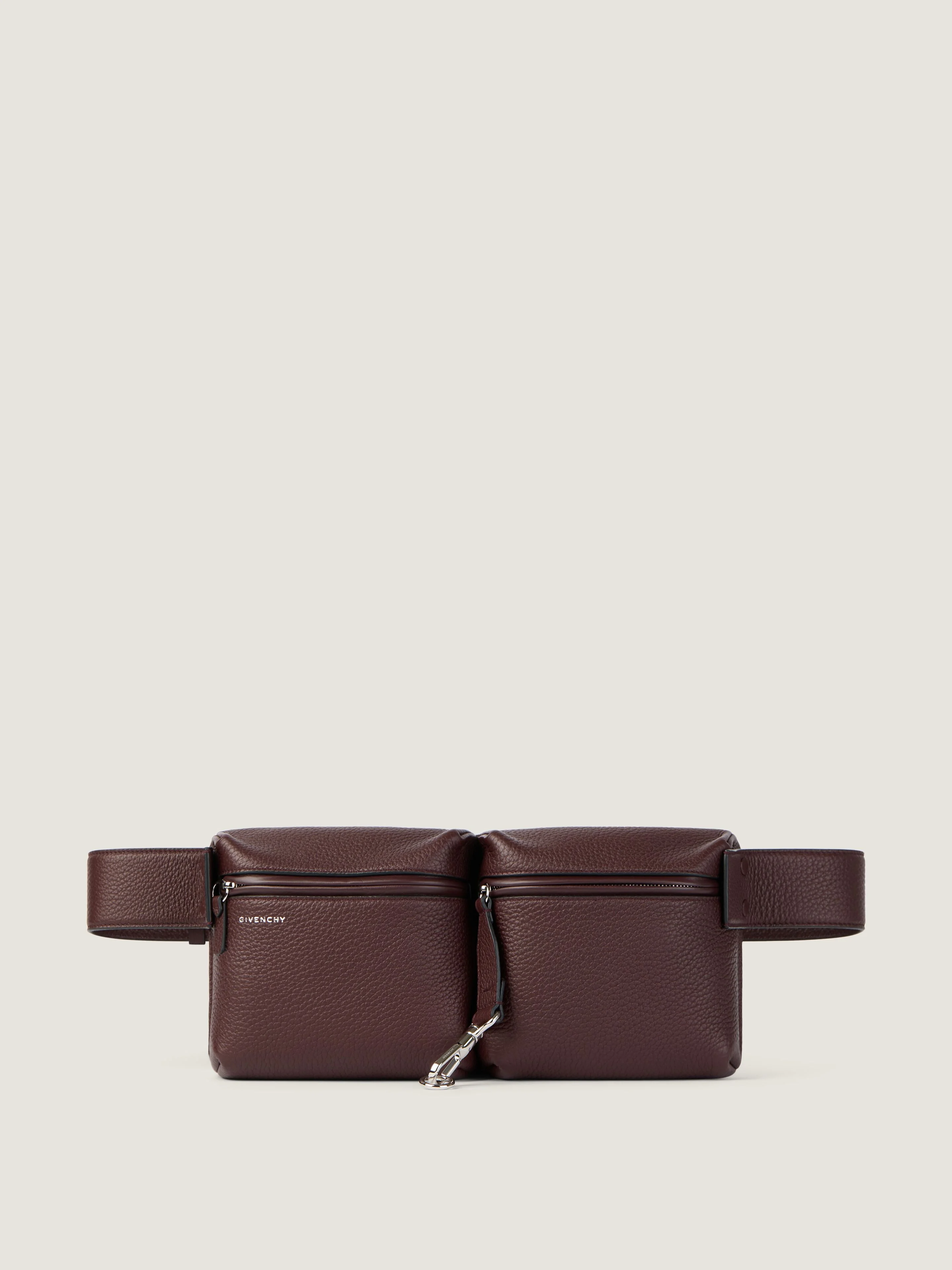 FOLD BELT BAG IN GRAINED LEATHER - 1