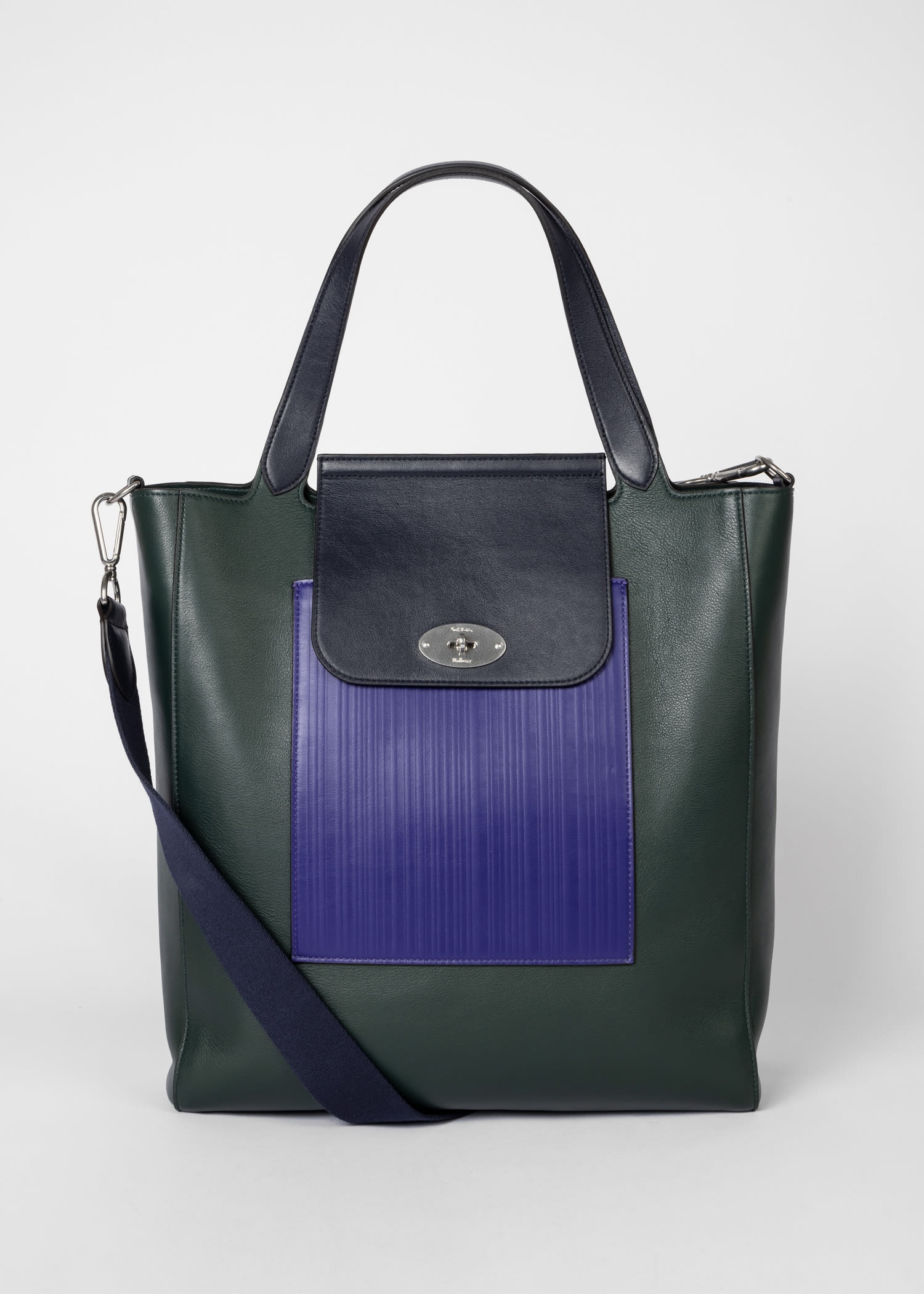 Mulberry x Paul Smith - Mulberry Green Antony Tote Bag - 2