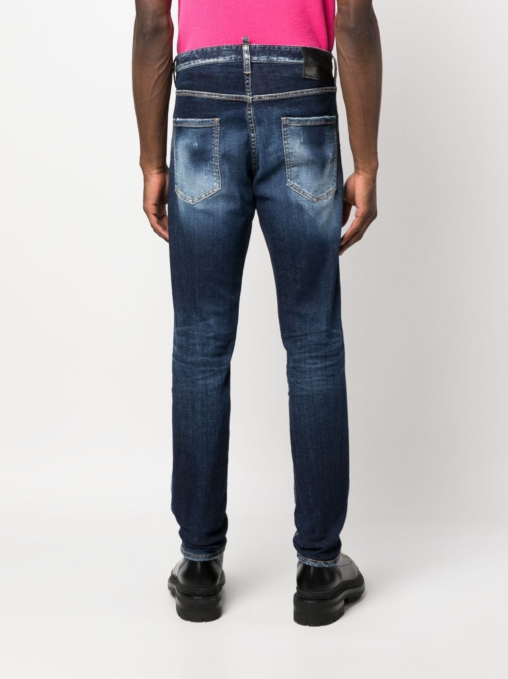 low-rise straight-leg jeans - 4