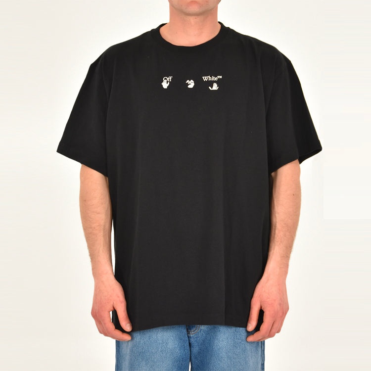 Off-White Red Marker Over Tee 'Black' OMAA038S21JER0021025 - 5