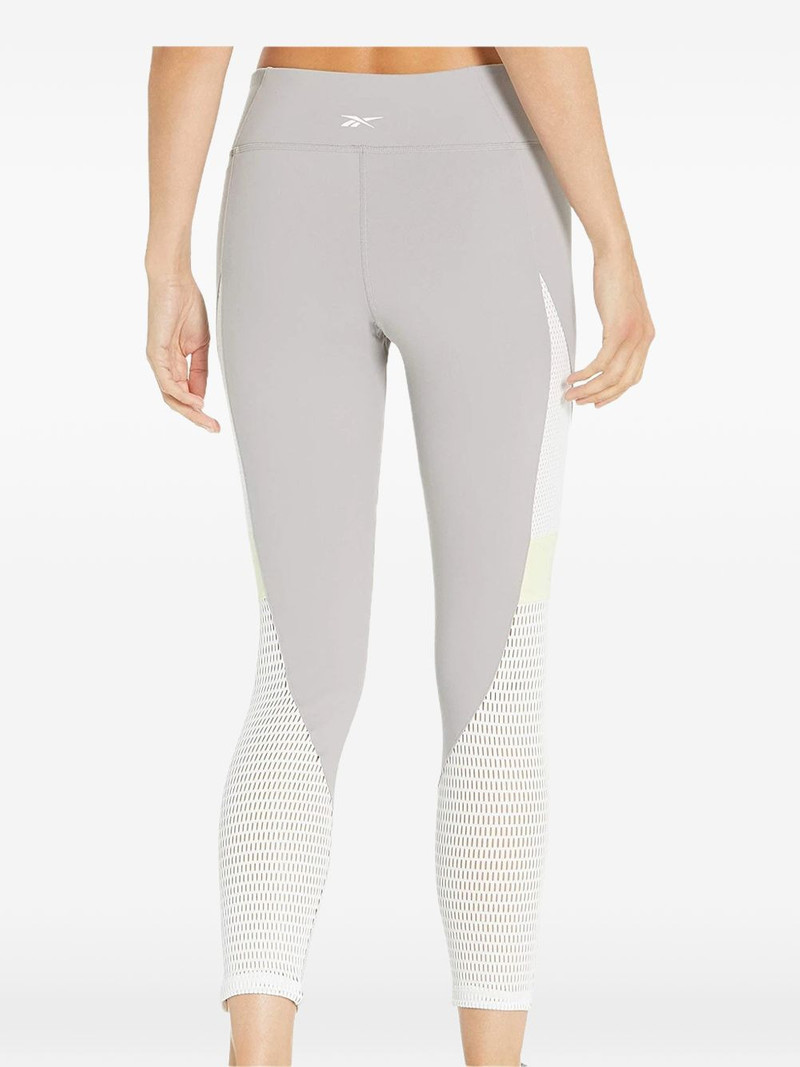 Reebok colour-block mesh leggings outlook