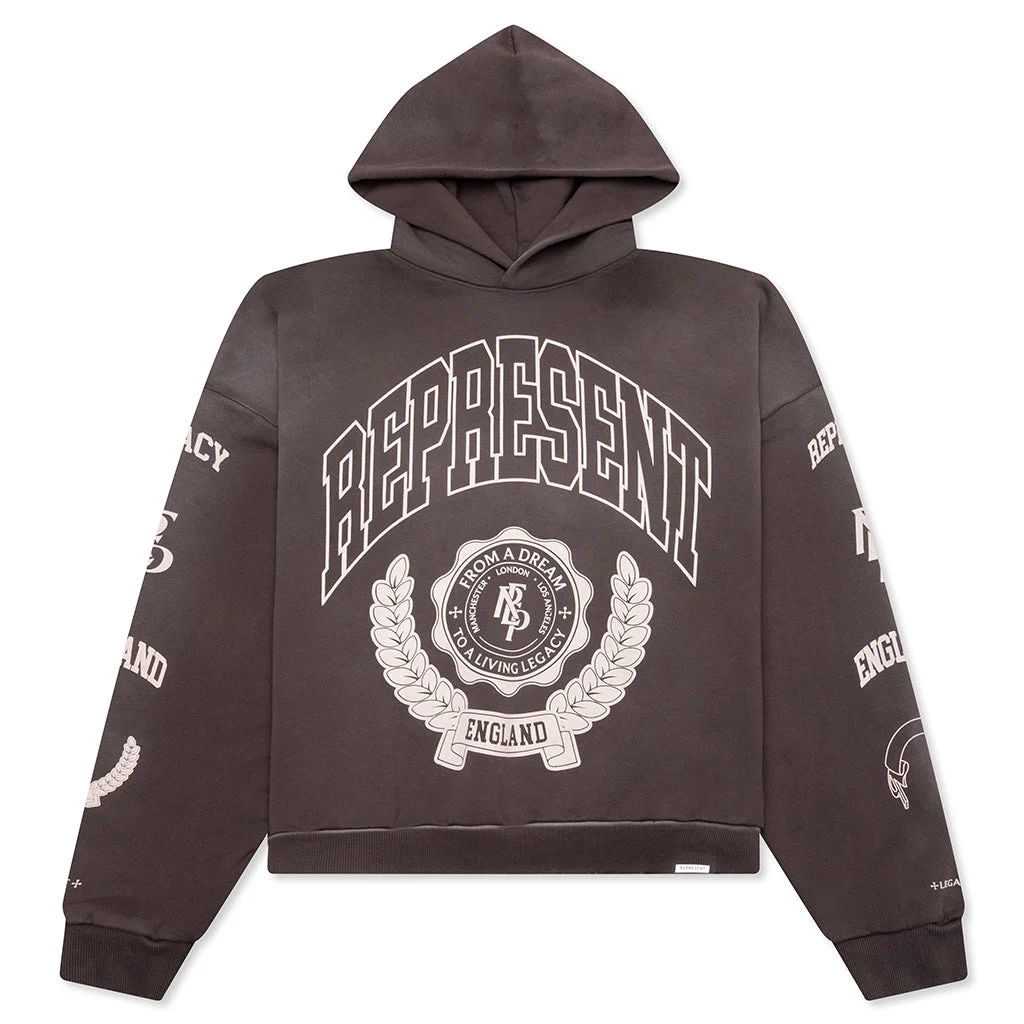 LEGACY CREST HOODIE - NERO - 1