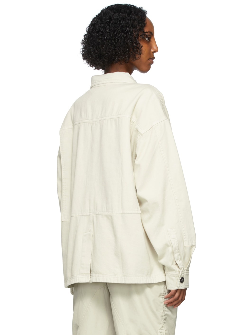 Beige Syncline Overshirt Jacket - 3