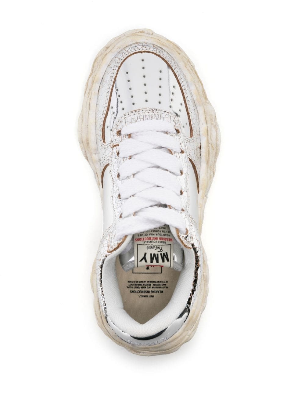 Wayne metallic-effect sneakers - 4