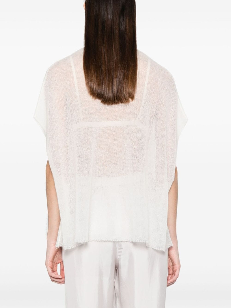 open-knit high-neck top 4