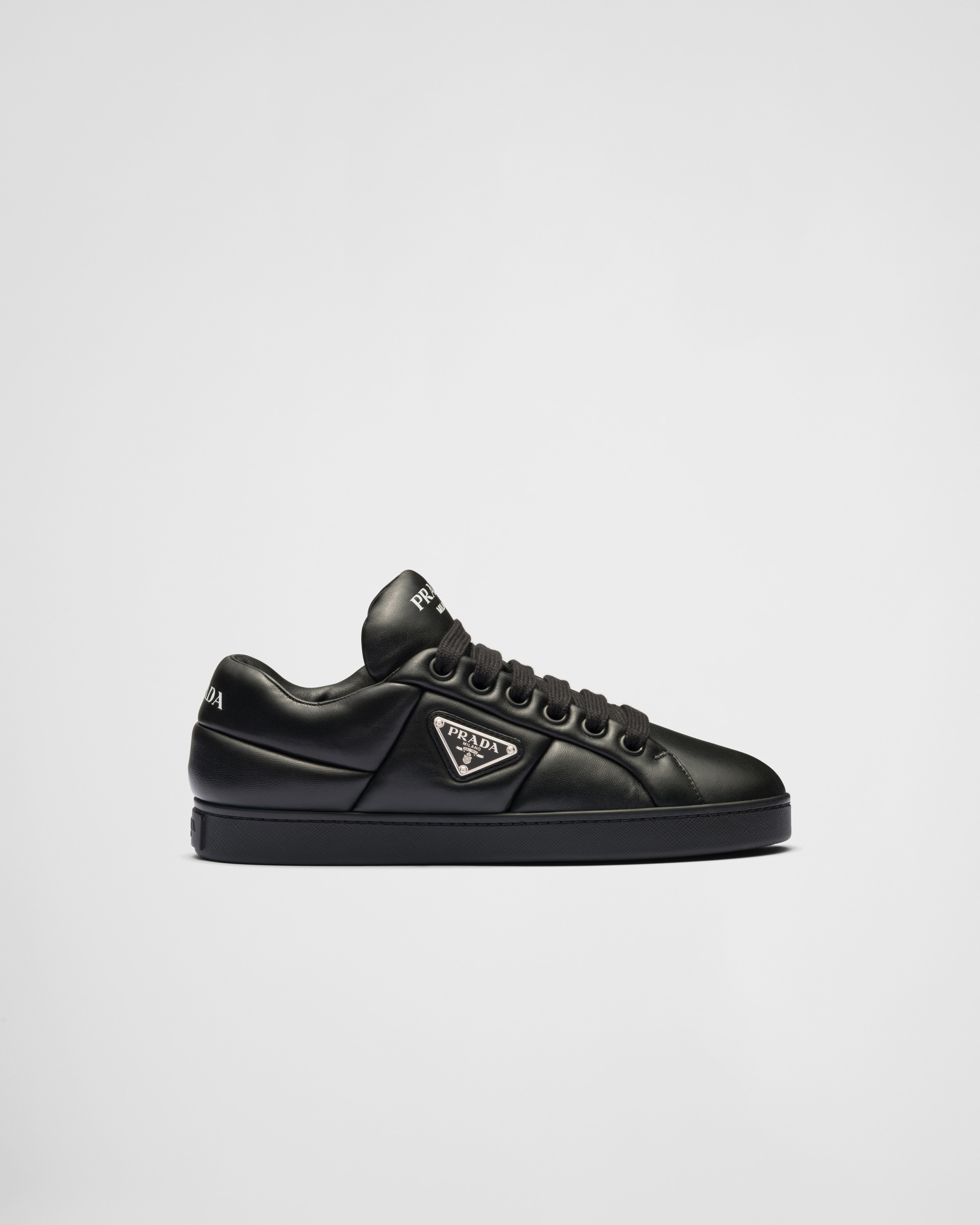 Padded nappa leather sneakers - 2