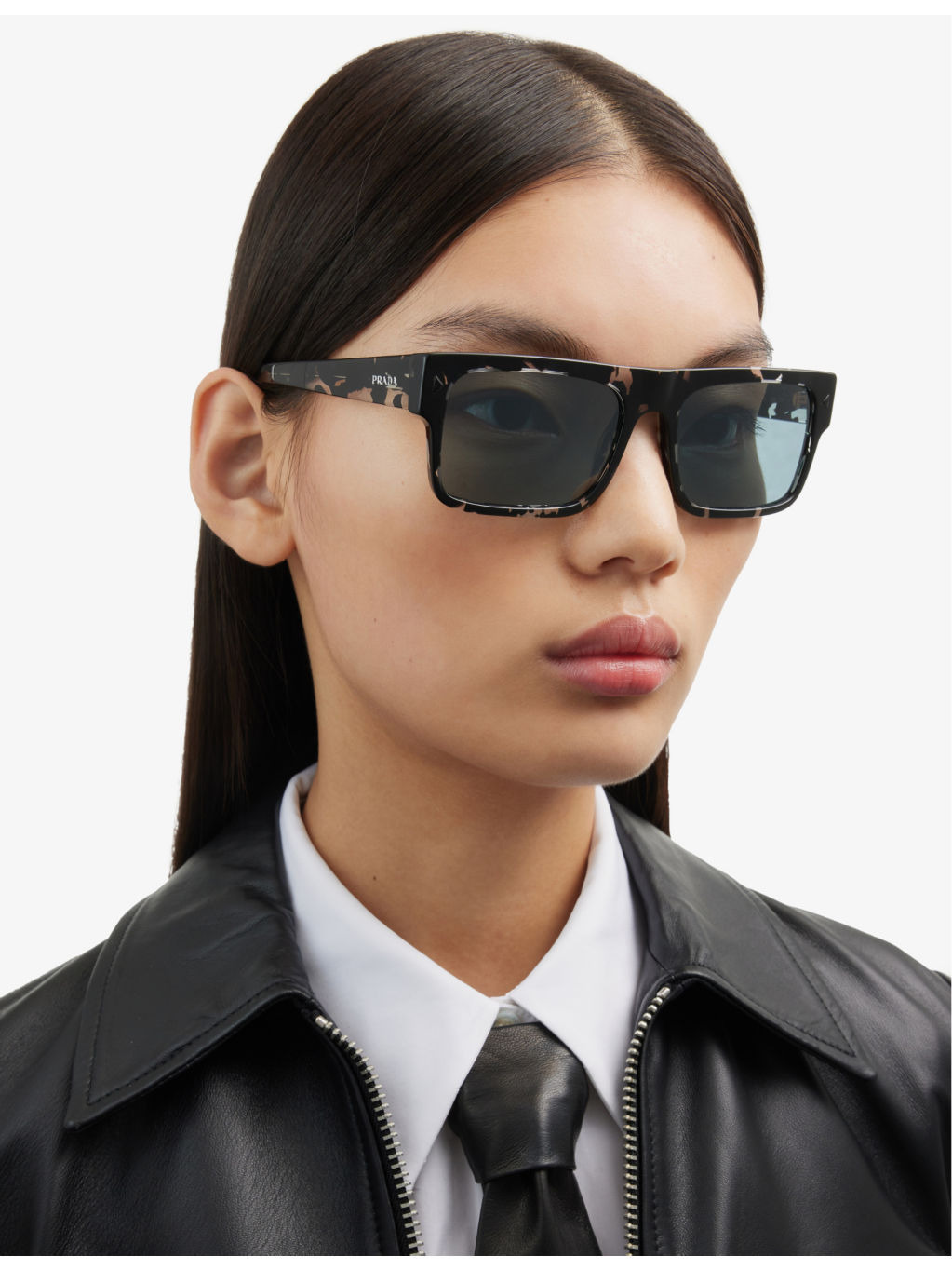 PR A10S rectangle-frame tortoiseshell acetate sunglasses - 2